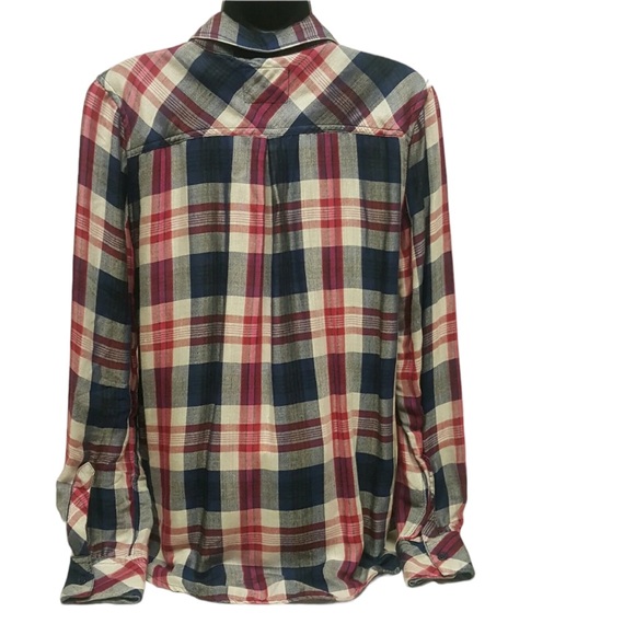 Rails Kendra Red & Blue Plaid Button Down Shirt - Picture 2 of 11